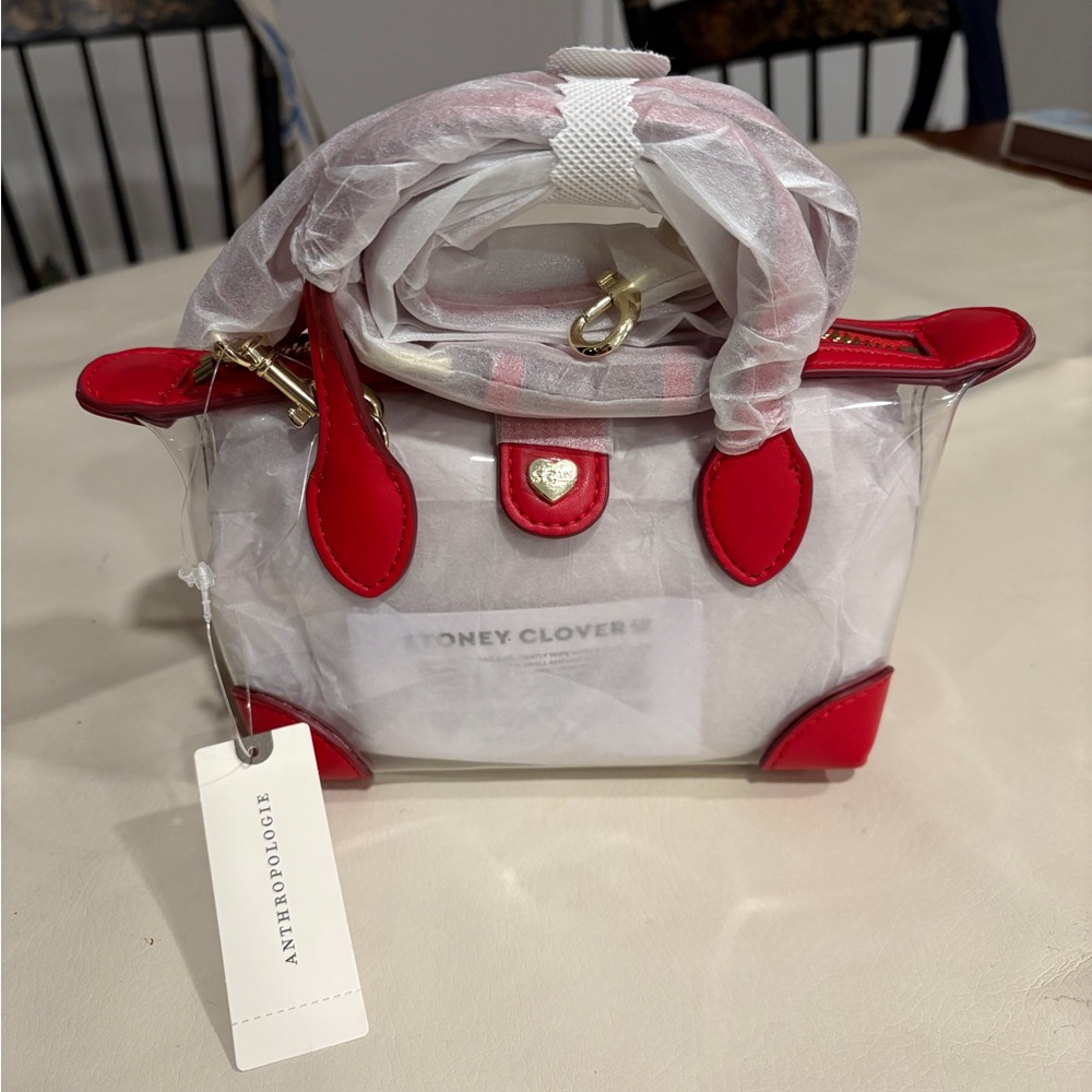 Stoney Clover Lane Clear Pouchette Crossbody Bag (NWT)